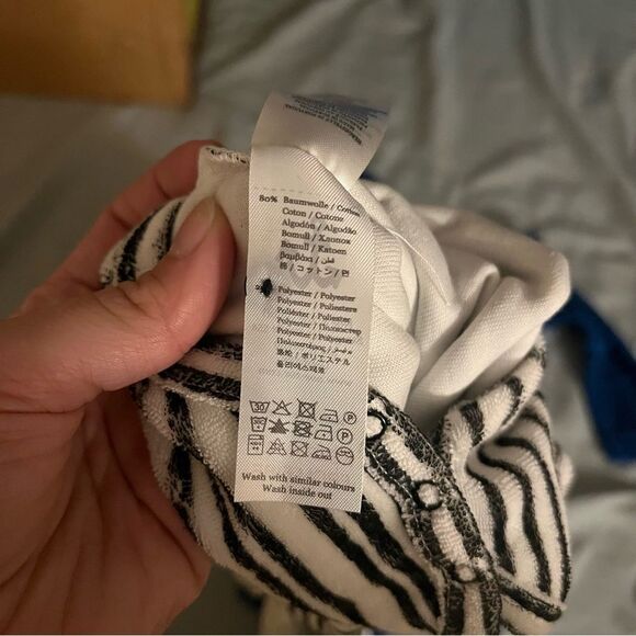 Noe & Zoe Berlin Bundle Lot 2 Striped Ruffle Terry Body Bodysuit 3-6 Months NWT - Picture 6 of 7